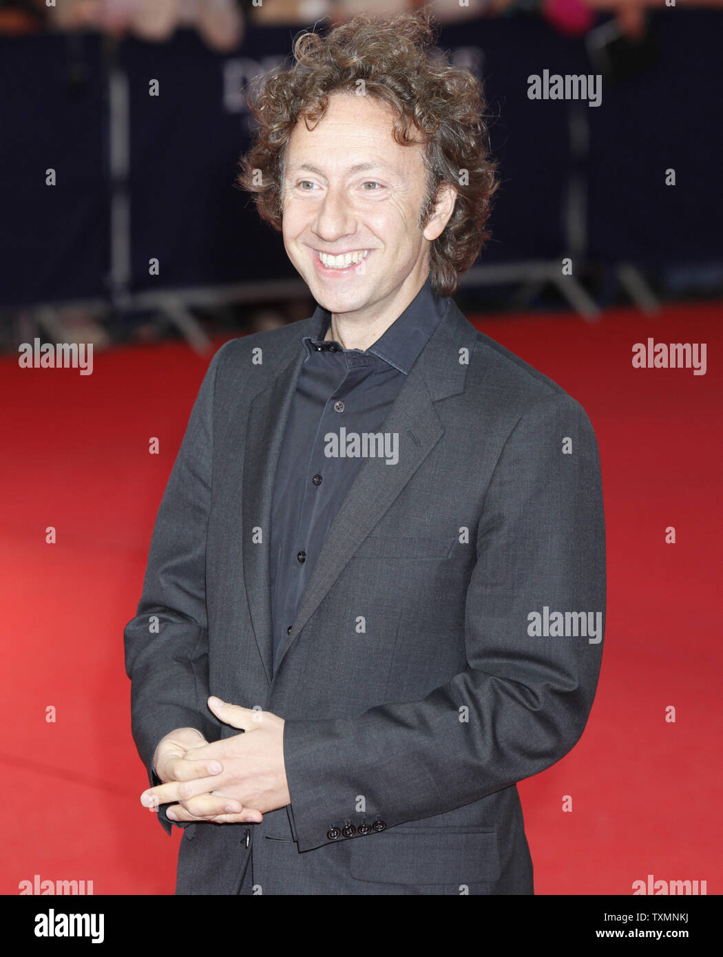 La personnalité de télévision Stéphane Bern arrive sur le tapis rouge avant la projection du film "La vie des soldats Pippa Lee' au 35e Festival du Cinéma Américain de Deauville à Deauville, France le 10 septembre 2009. UPI/David Silpa Banque D'Images