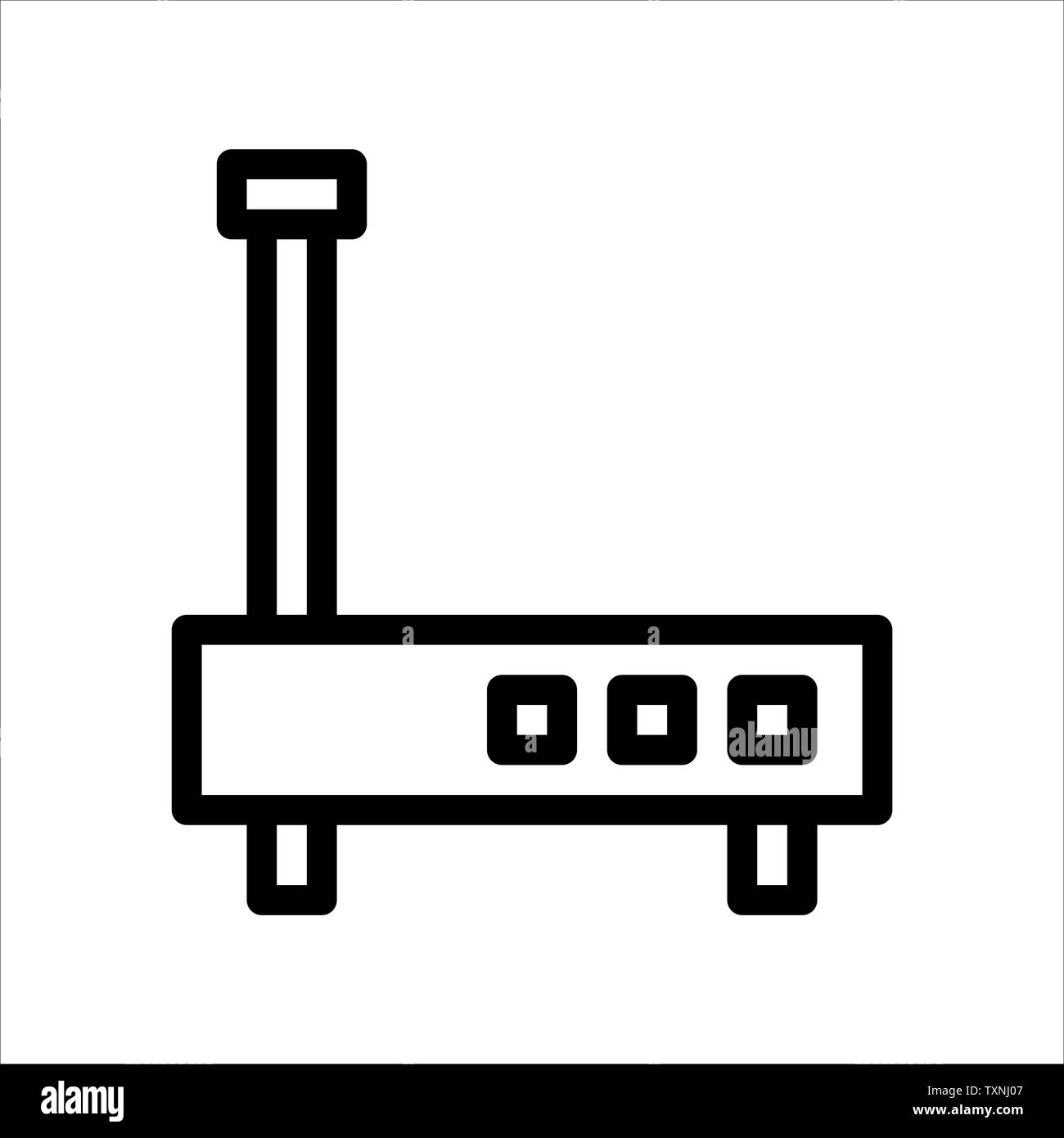 L'icône modem routeur ou un logo illustrator Banque D'Images L'icône modem routeur ou un logo illustrator Banque D'Images