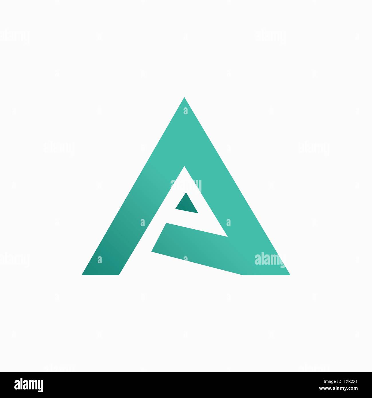 Lettre modèle de conception de logo AP Illustration de Vecteur