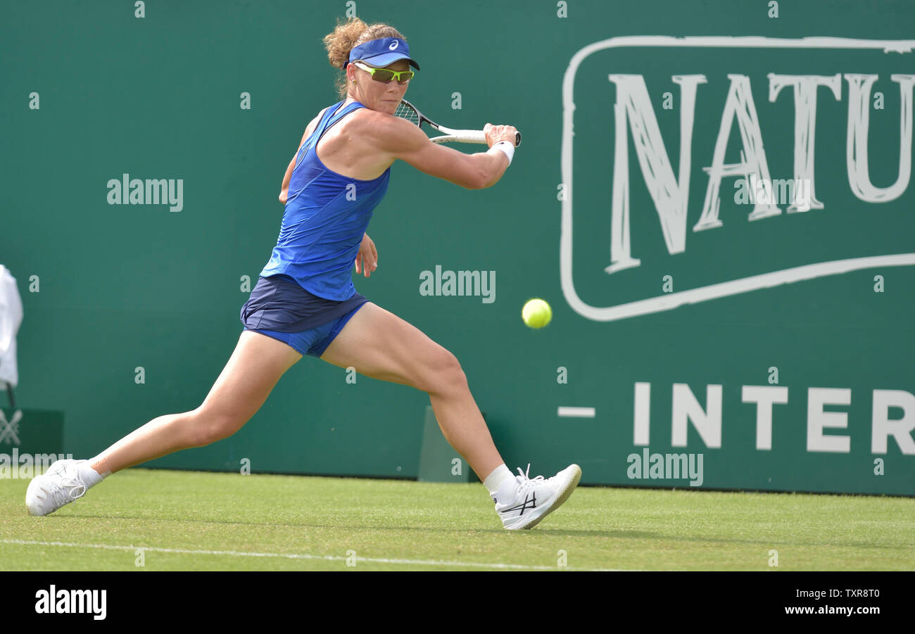 Sam Stosur (Aus) Royaume-Uni. 25 Juin, 2019. Nature Valley International tennis dans le Devonshire Park. Banque D'Images