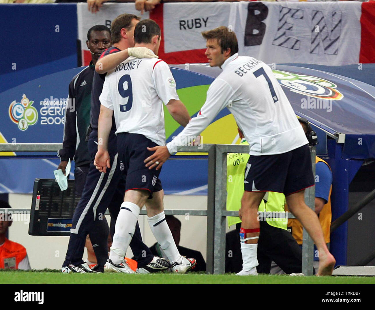 Autocollant David Beckham Angleterre - Coupe Du Monde 2006 - Navarrete #073
