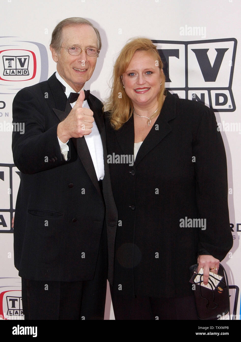 Bernie Kopell et son épouse Catrina Honadle arrivent pour la TV Land Awards 13 mars 2005, à Santa Monica, CA. (Photo d'UPI/John Hayes) Banque D'Images
