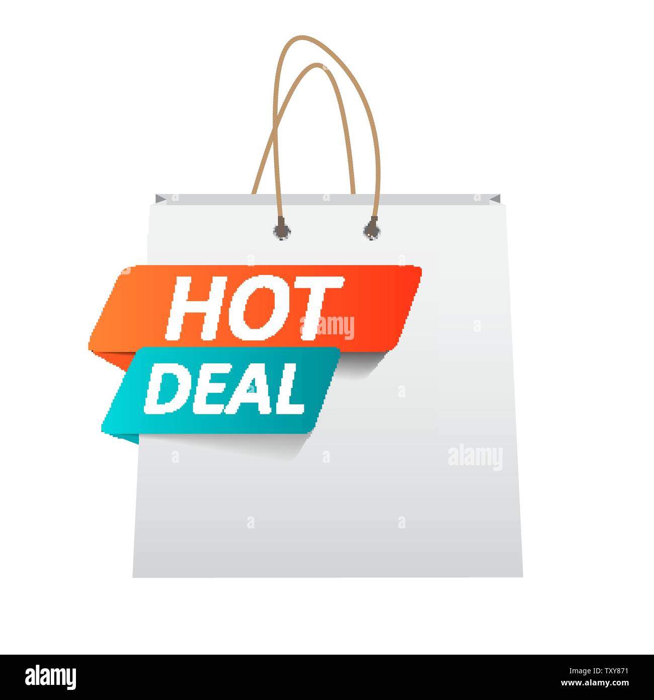 Hot deal banner poster. Vector illustration Illustration de Vecteur