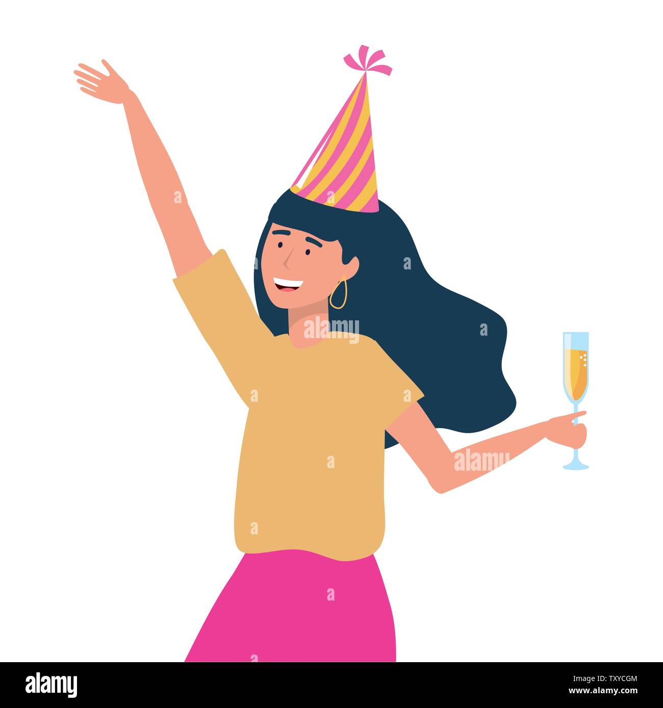 Cartoon Femme Avec Chapeau Joyeux Anniversaire Celebration Noel Decoration Fete Surprise Partie Et Theme Vector Illustration Image Vectorielle Stock Alamy Cartoon Femme Avec Chapeau Joyeux Anniversaire Celebration Noel Decoration Fete Surprise Partie Et Theme Vector Illustration Image Vectorielle Stock Alamy
