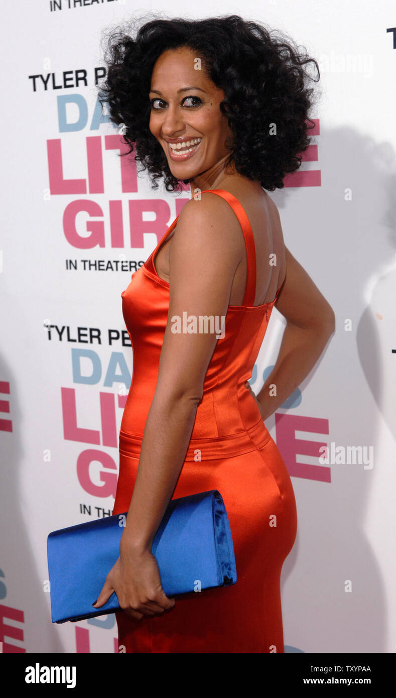 Tracee Ellis Ross acteur assiste à la première de 'Daddy's Little Girls' qui s'est tenue à l'Arclight Cinerama Dome à Los Angeles le 7 février 2007. (UPI Photo/ Phil McCarten) Banque D'Images