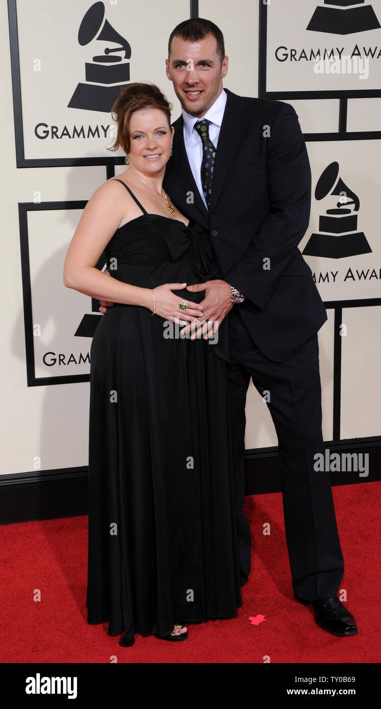 L'actrice Melissa Joan Hart et Mark Wilkerson arrivent pour la 50e cérémonie annuelle de remise des prix Grammy au Staples Center de Los Angeles le 10 février 2008. (Photo d'UPI/Jim Ruymen) Banque D'Images