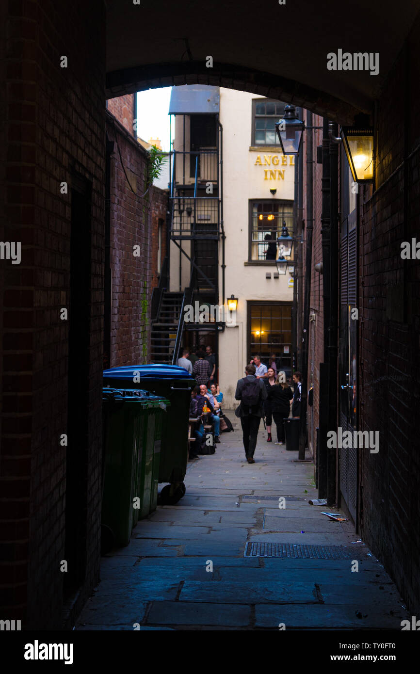 LEEDS, UK - 2 juin 2019 : Paysage autour de ville de Leeds, une ville du West Yorkshire, Angleterre, Royaume-Uni Banque D'Images