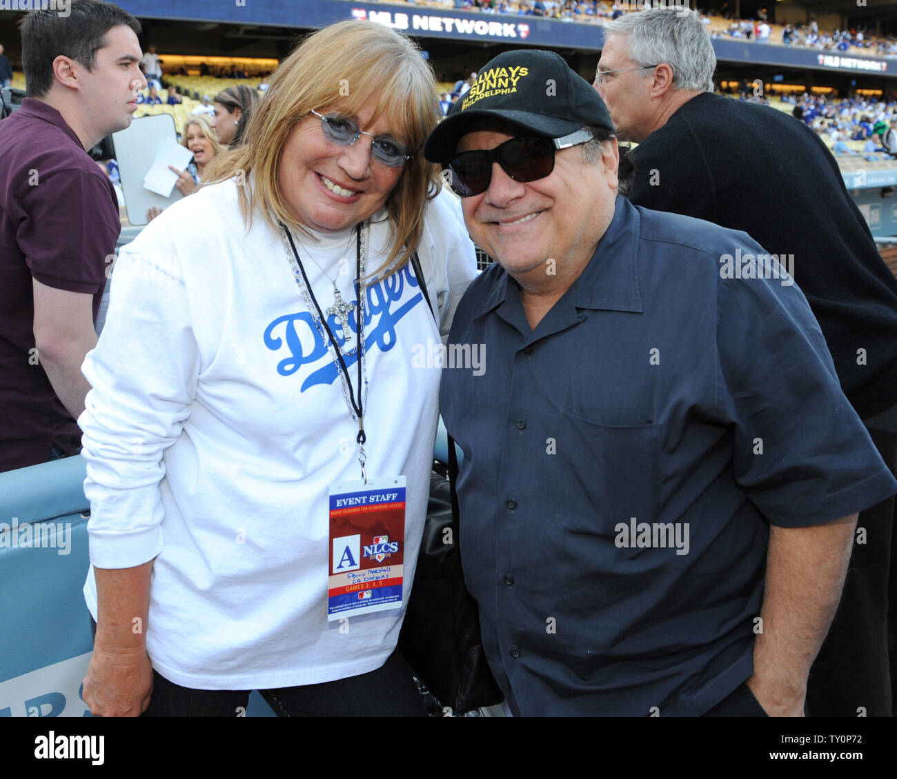 Celebrities at the Dodgers game. The Los Angeles Dodgers defeated the  Philadelphia Philles by the final score of 9-3 at Dodger Stadium in Los  Angeles Featuring: Kevin Costner, Christine Baumgartner, Hayes Costner