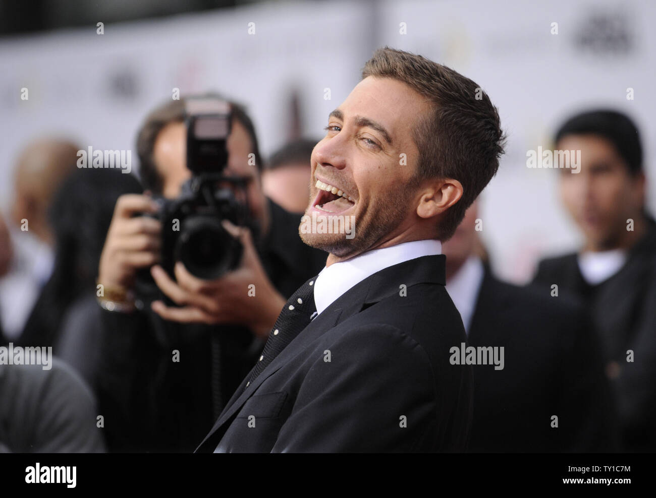 Acteur Jake Gyllenhaal assiste à la première du film "Prince of Persia" à Los Angeles le 17 mai 2010. UPI Photo/ Phil McCarten Banque D'Images