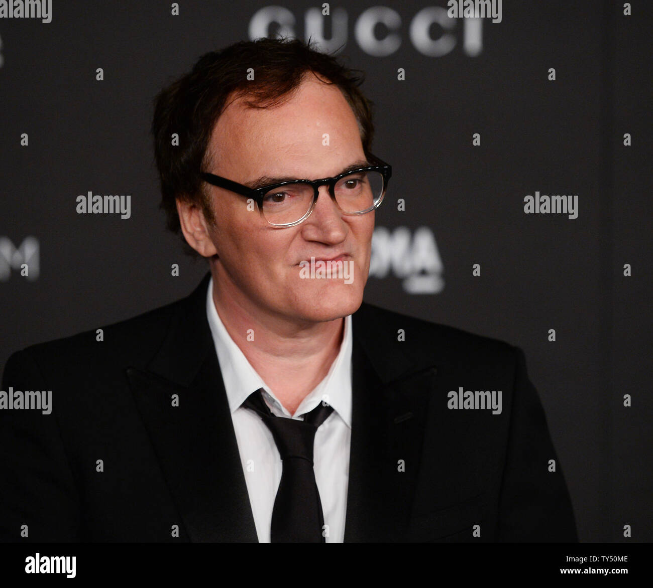 Quentin Tarantino directeur participe à la quatrième édition annuelle de l'Art LACMA  + Film gala Barbara Kruger et Tarantino à Los Angeles le 1 novembre 2014. UPI/Jim Ruymen Banque D'Images