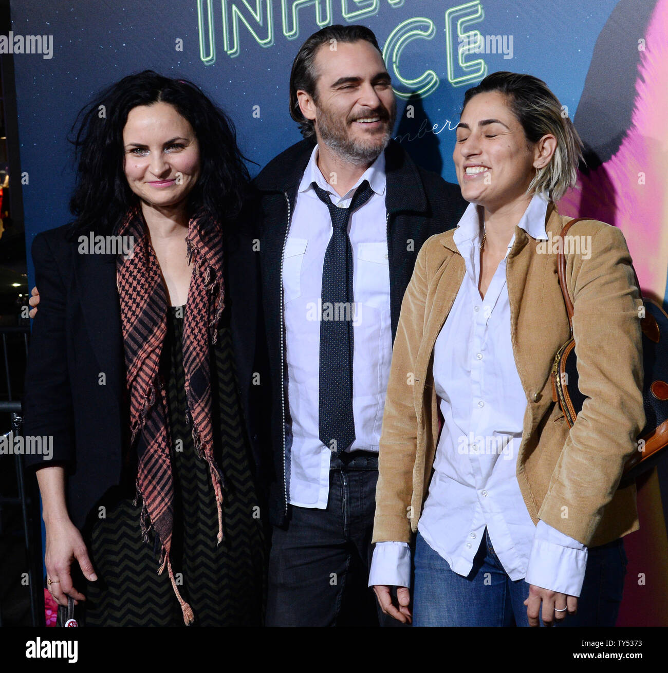 Joaquin phoenix and girlfriend Banque de photographies et d’images à haute résolution Alamy