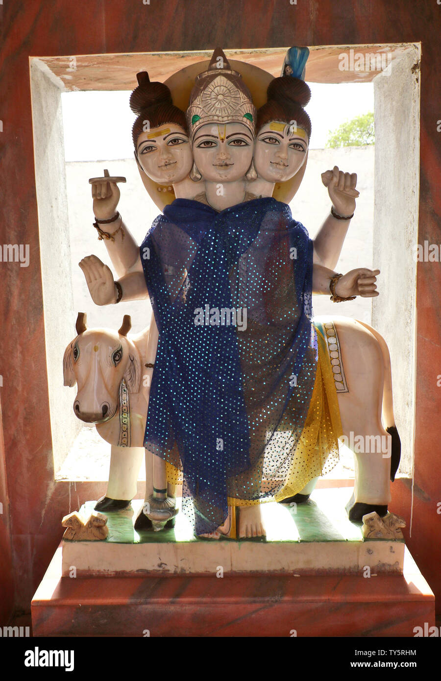 Hind déité : le Seigneur Shiva, Rama, Krishna, Durga, divinité neuf Banque D'Images