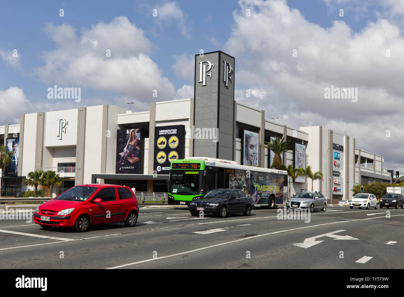 Centre Commercial Pacific Fair l'un des plus grands centres commerciaux en Australie situé à Broadbeach Gold Coast Queensland Australie Banque D'Images