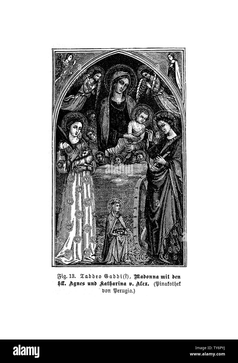 Christian illustration. Ancienne image Banque D'Images Christian illustration. Ancienne image Banque D'Images