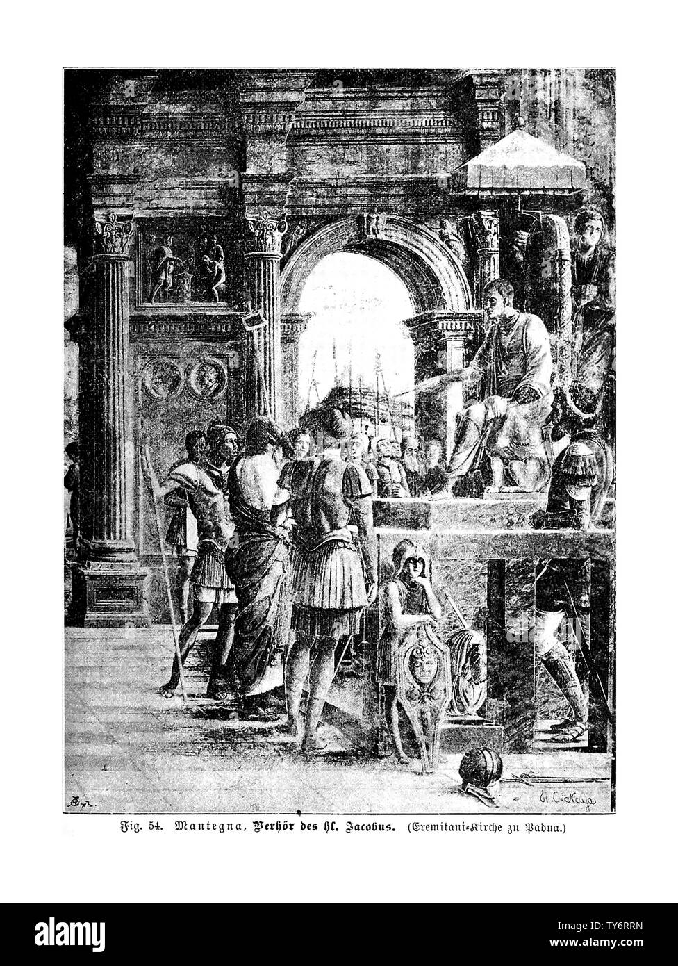 Christian illustration. Ancienne image Banque D'Images Christian illustration. Ancienne image Banque D'Images