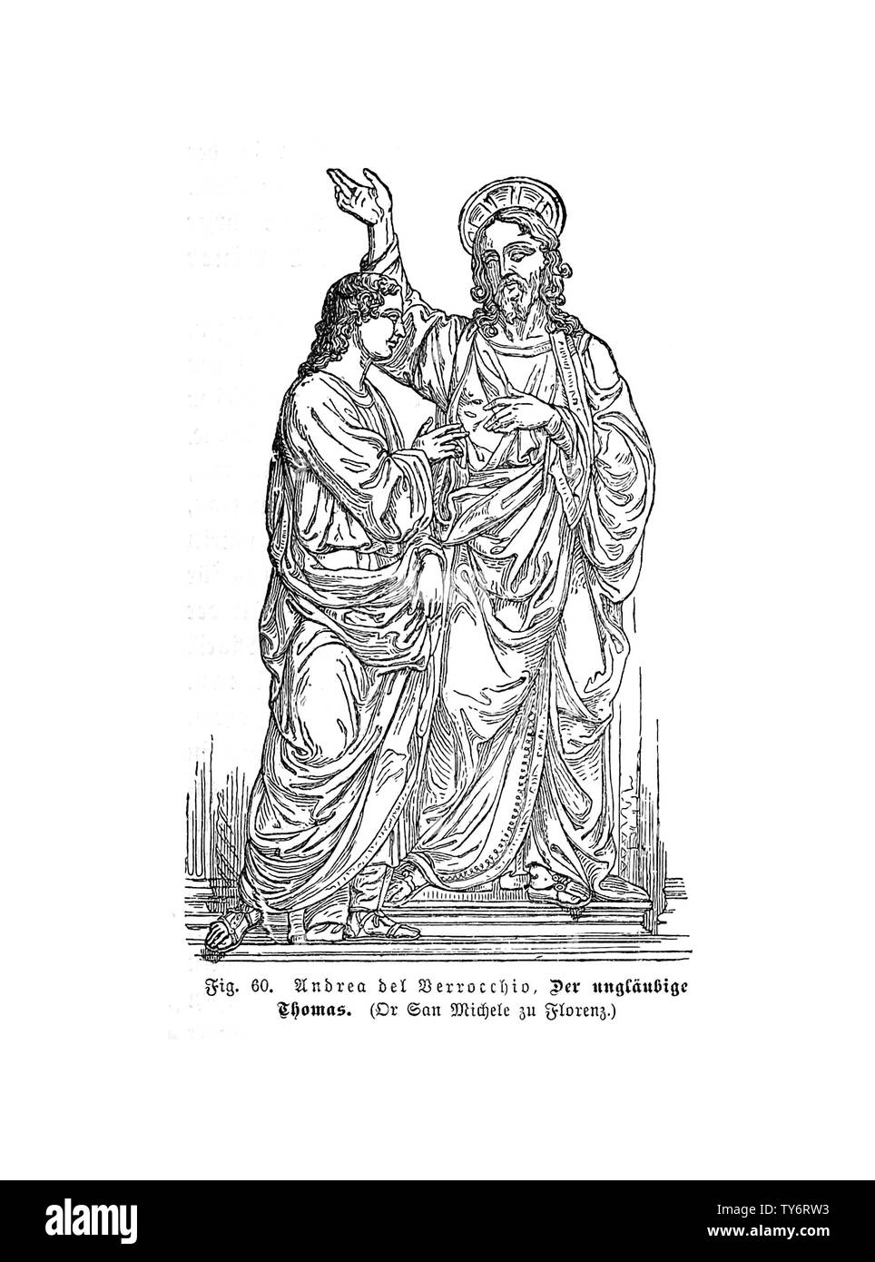 Christian illustration. Ancienne image Banque D'Images Christian illustration. Ancienne image Banque D'Images
