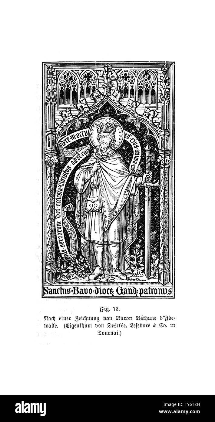 Christian illustration. Ancienne image Banque D'Images Christian illustration. Ancienne image Banque D'Images