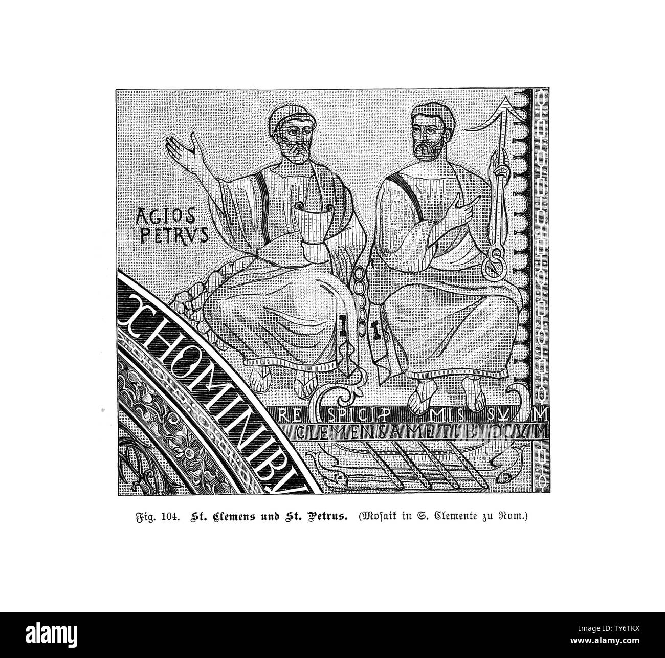 Christian illustration. Ancienne image Banque D'Images Christian illustration. Ancienne image Banque D'Images