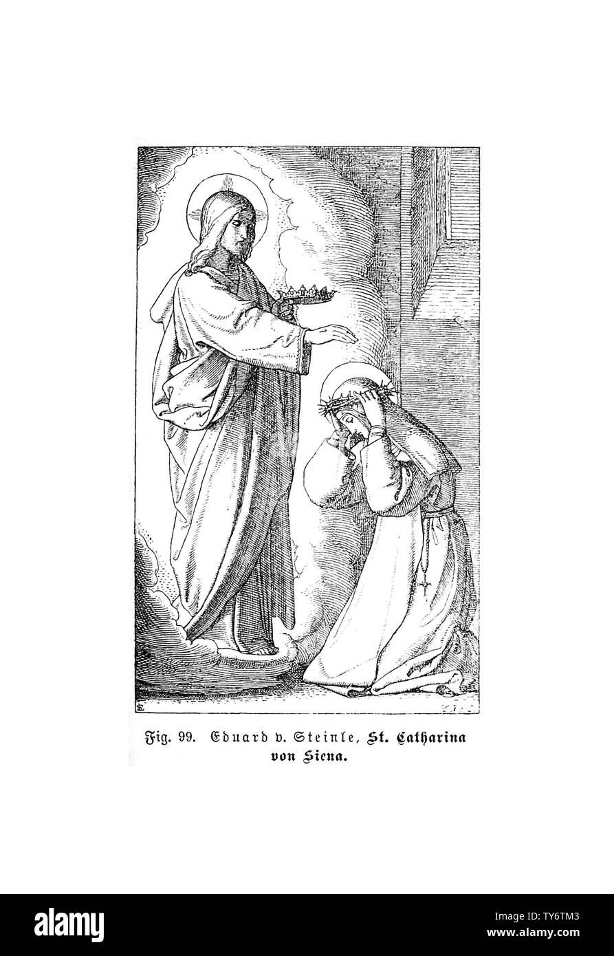 Christian illustration. Ancienne image Banque D'Images Christian illustration. Ancienne image Banque D'Images