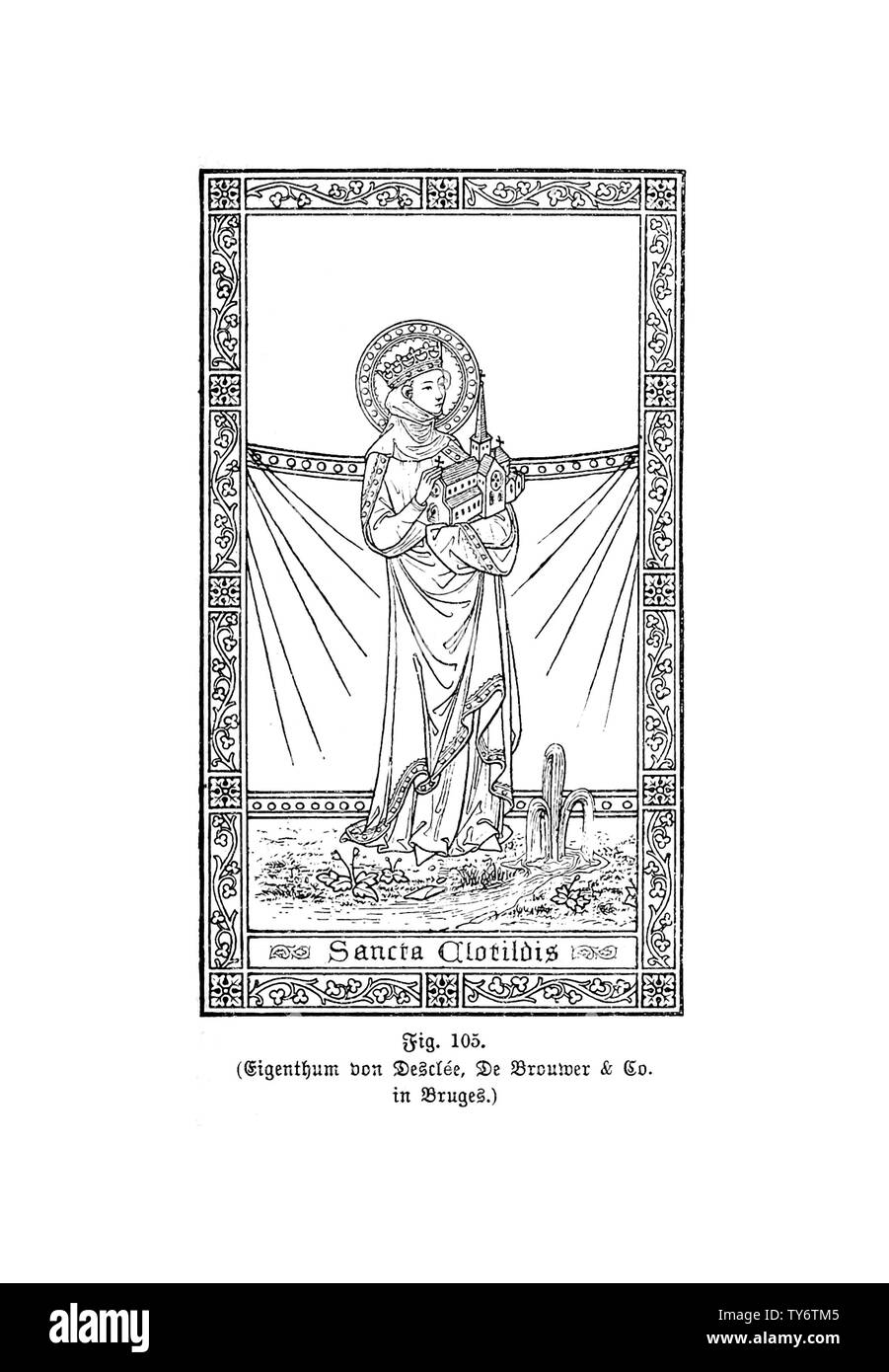 Christian illustration. Ancienne image Banque D'Images Christian illustration. Ancienne image Banque D'Images