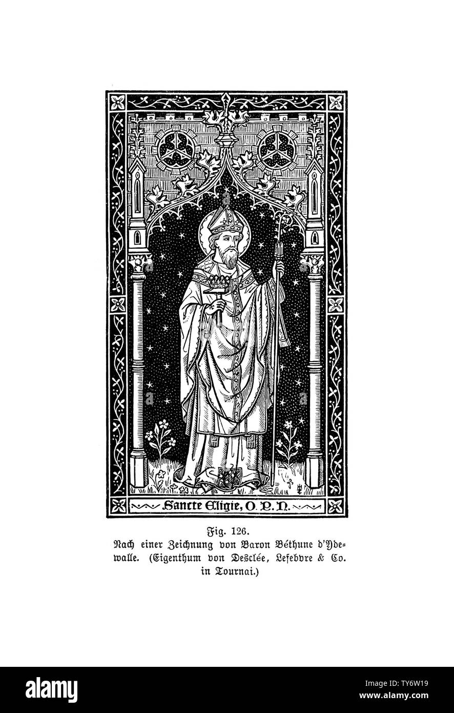 Christian illustration. Ancienne image Banque D'Images Christian illustration. Ancienne image Banque D'Images