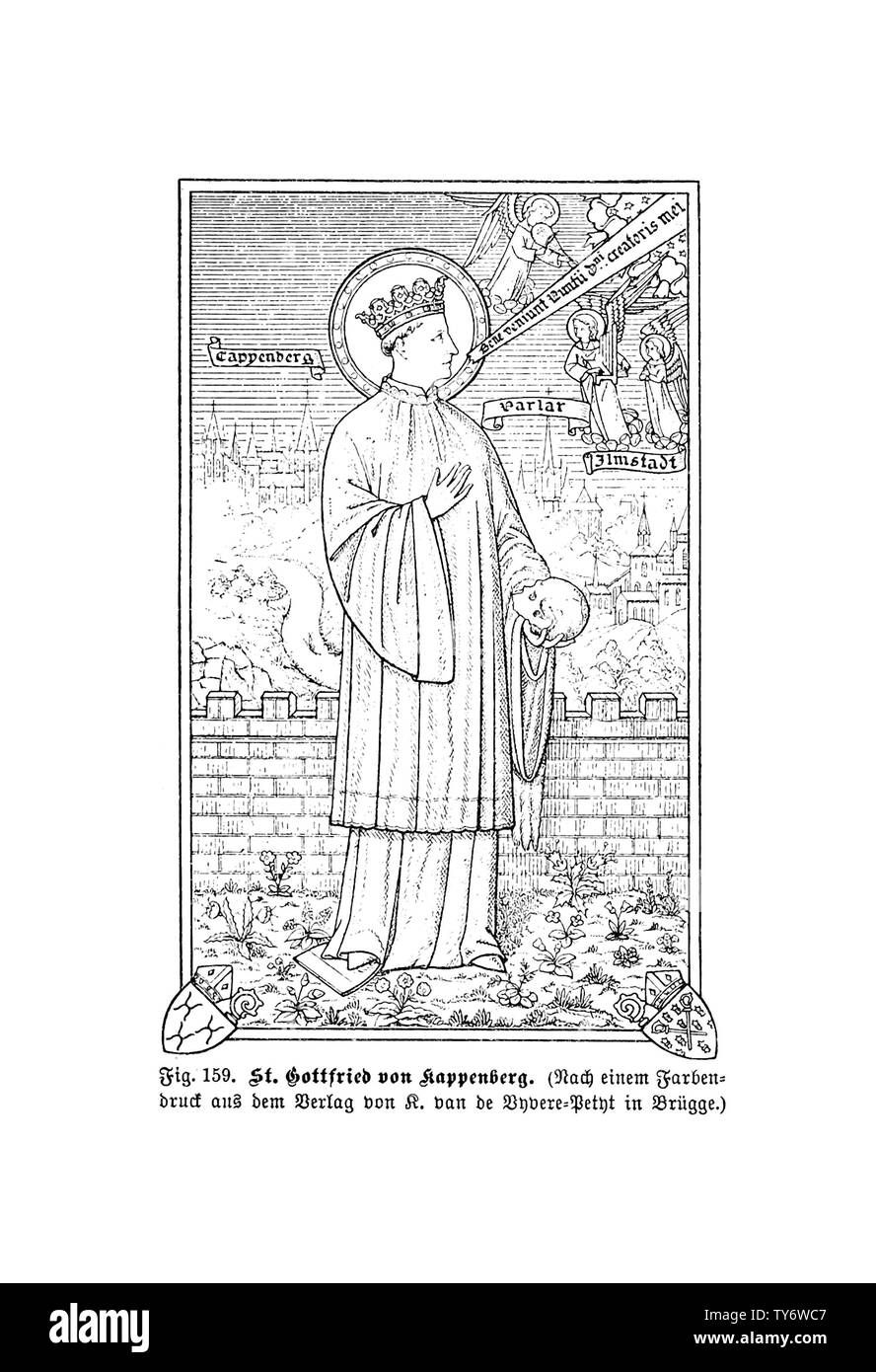 Christian illustration. Ancienne image Banque D'Images Christian illustration. Ancienne image Banque D'Images