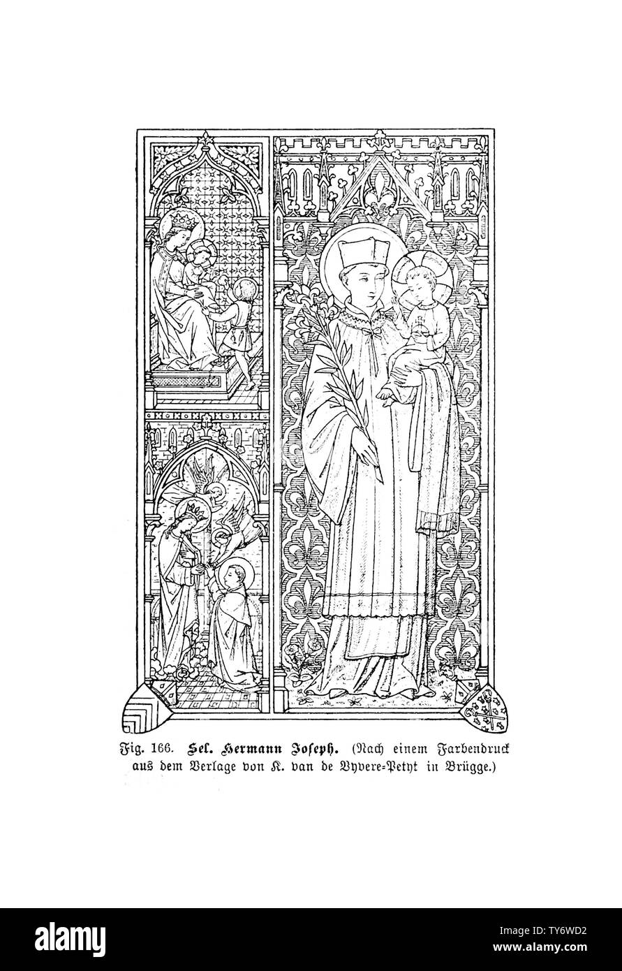 Christian illustration. Ancienne image Banque D'Images