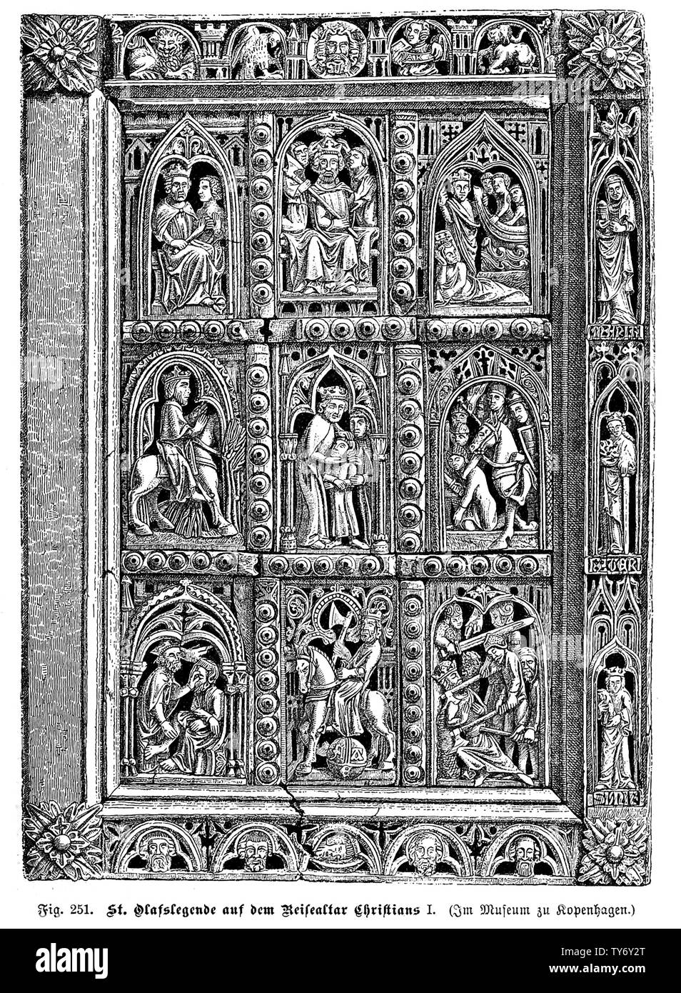 Christian illustration. Ancienne image Banque D'Images Christian illustration. Ancienne image Banque D'Images