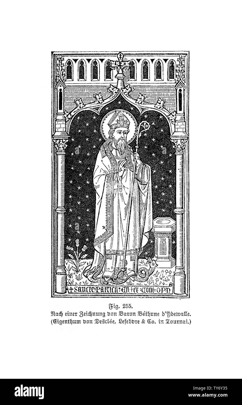 Christian illustration. Ancienne image Banque D'Images Christian illustration. Ancienne image Banque D'Images
