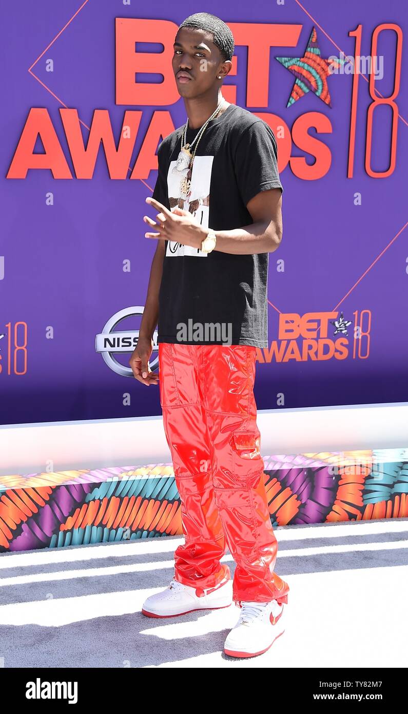 Christian Combs assiste à la 18e conférence annuelle de Microsoft à BET Awards Theatre de Los Angeles le 24 juin 2018. La cérémonie célèbre les réalisations dans le domaine du divertissement et rend hommage à la musique, les sports, la télévision et les films publiés entre le 1er avril 2017 et le 31 mars 2018. Photo par Gregg DeGuire/UPI Banque D'Images