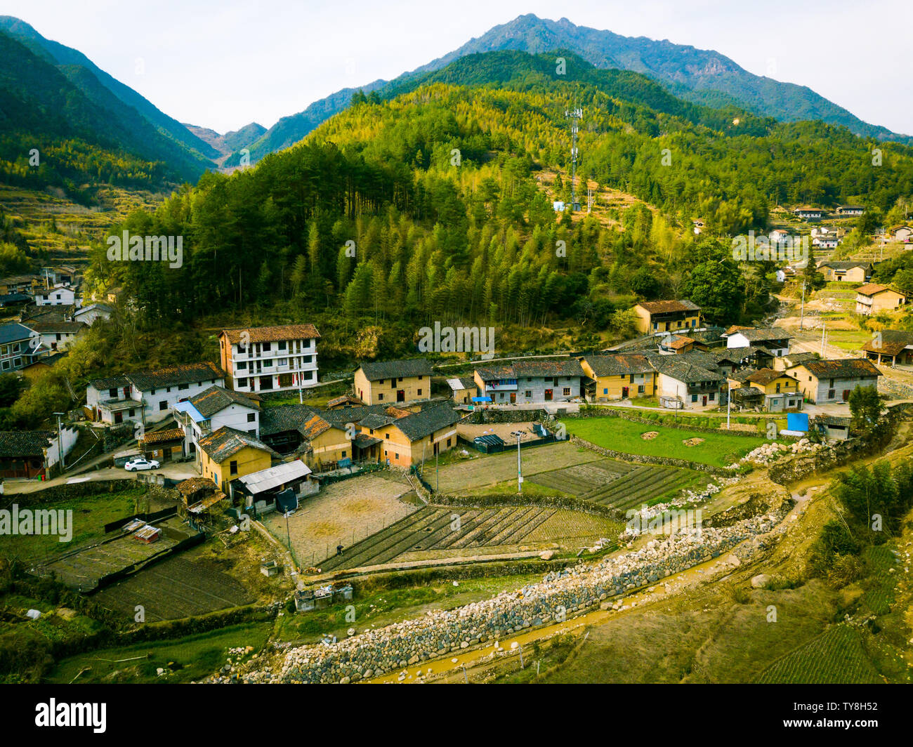 Lishui ancien village Banque D'Images