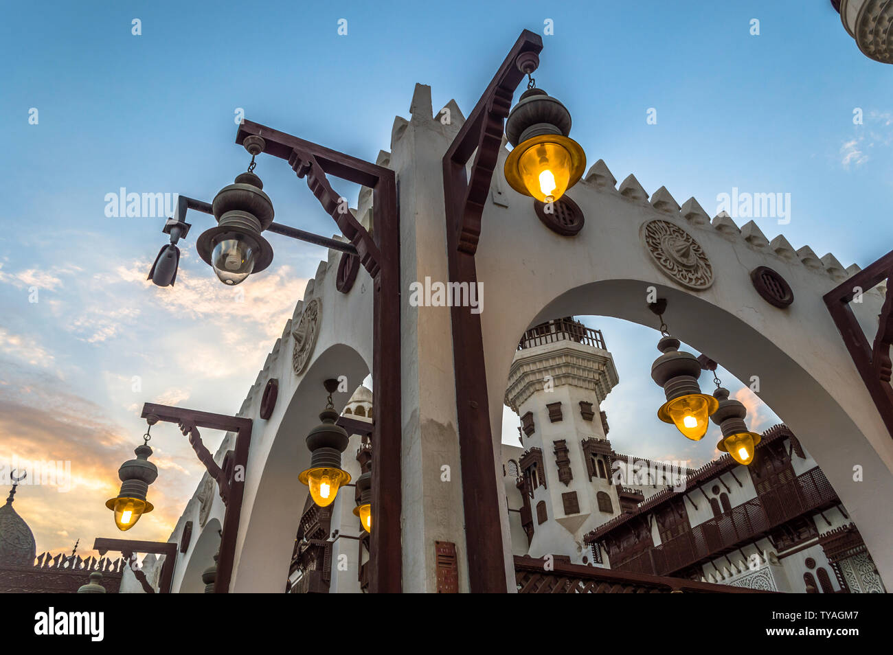 Abdul Khalil rugueux Museum un symbole de l'architecture historique situé dans la ville de Jeddah en Arabie Saoudite. Photos prendre la n le 30/10/2016 Banque D'Images