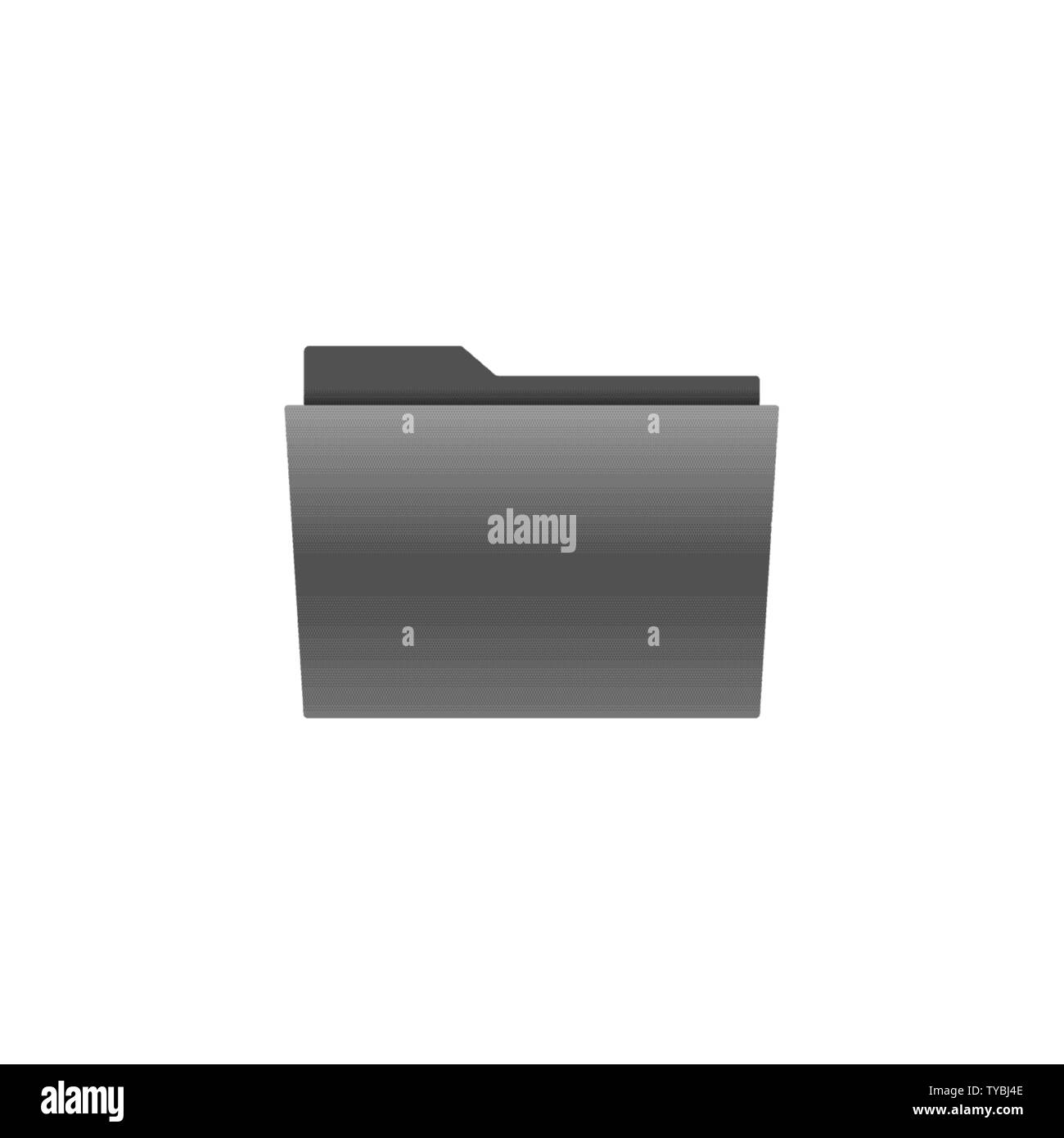 L'icône de fichier, dossier télévision illustration vectorielle Illustration de Vecteur