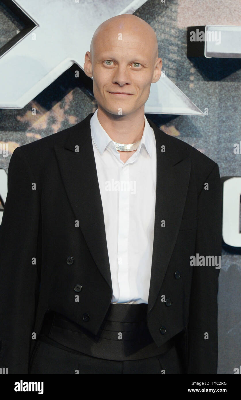 Acteur islandais Tomas Lemarquis assiste à la première de 'X-Men : Apocalypse' à la BFI Imax à Londres le 9 mai 2016. Photo par Rune Hellestad/ UPI Banque D'Images