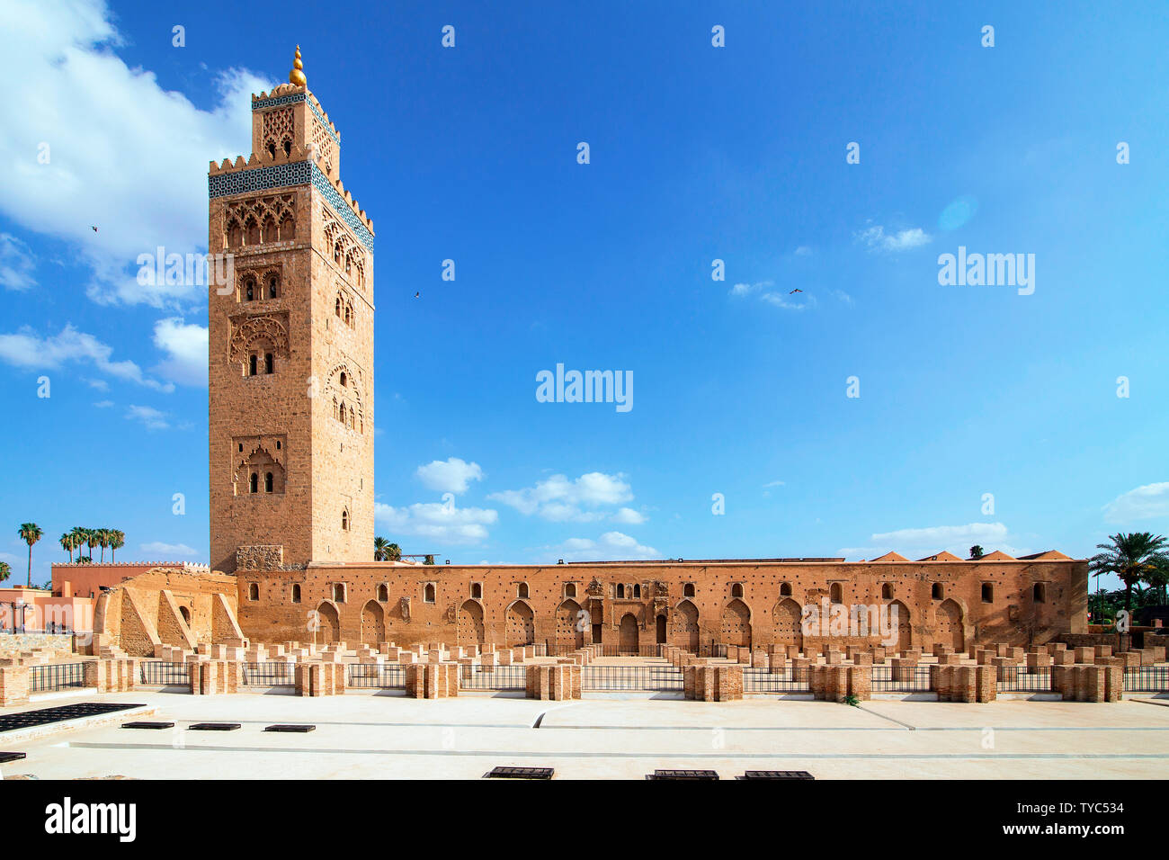 Mosquée Kutubia de Marrakech, Maroc Banque D'Images