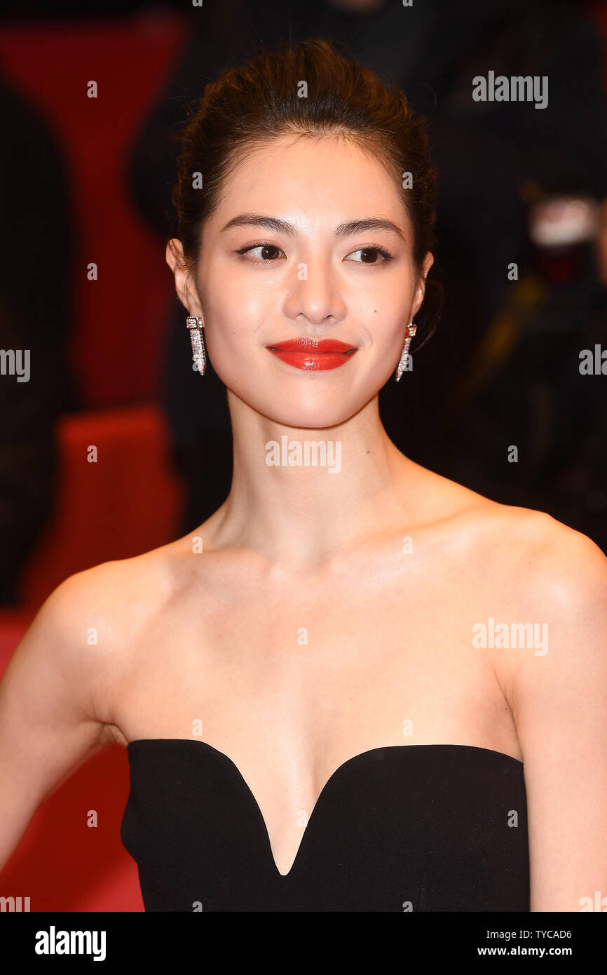 Elaine Zong assiste à la 68e Berlinale Festival International du Film de Premiere ne vous inquiétez pas, il n'irez pas loin à pied à la Berlinale Palace à Berlin le 20 février 2018. Photo par Paul Treadway/ UPI Banque D'Images