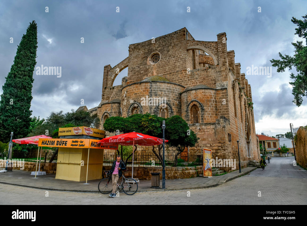 La mosquée de Sinan Pacha, église Saint Pierre et Saint Paul, Famagusta, Chypre du Nord Banque D'Images