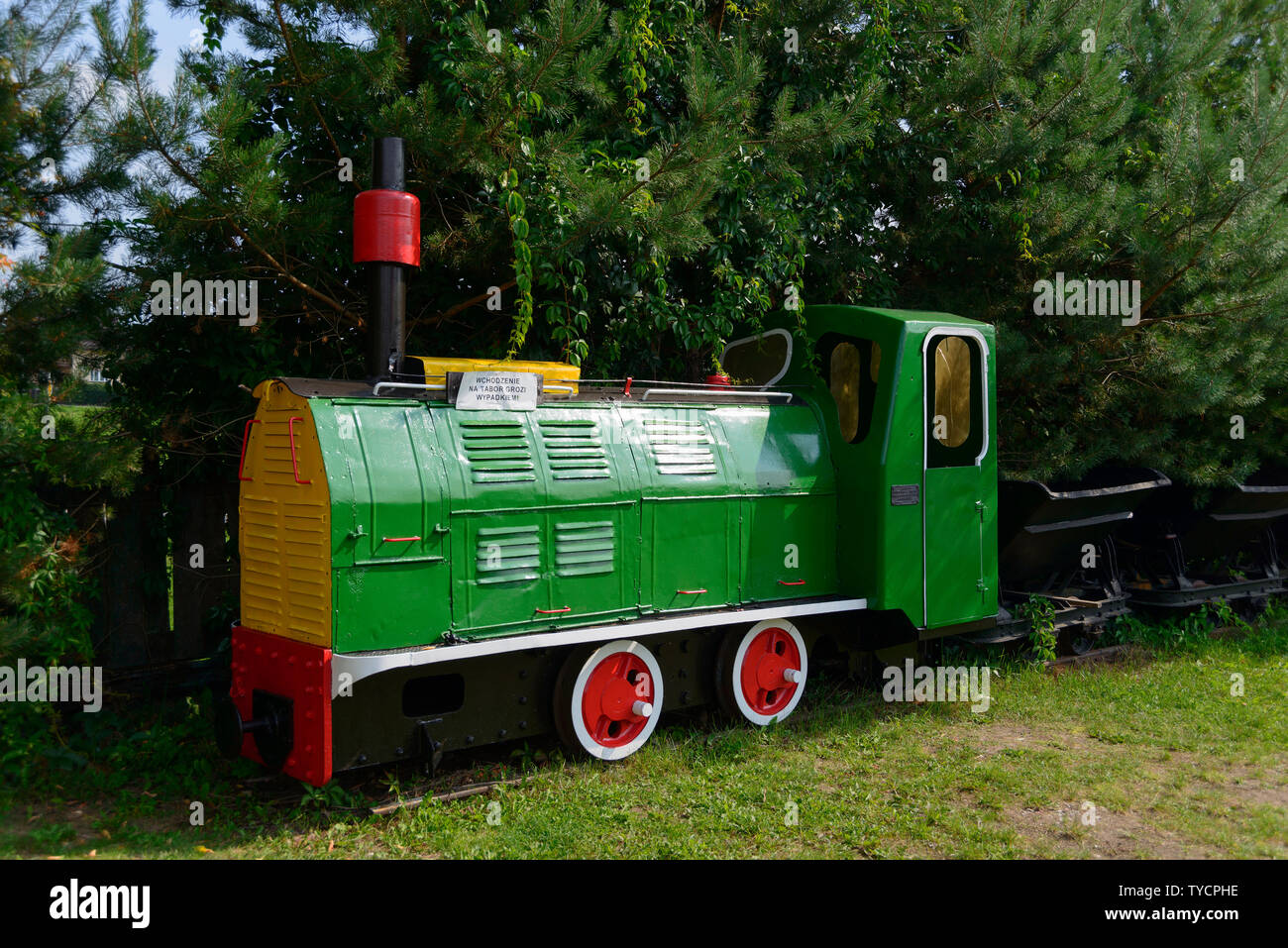 Railroad, Plociczno, Warmie Mazurie, Pologne Banque D'Images