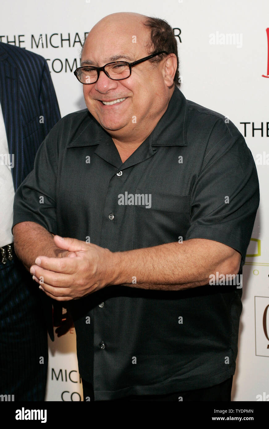 Danny DeVito arrive pour l'ouverture de son nouveau restaurant de plage du sud du 'Devito' à Miami Beach le 13 juin 2007. (Photo d'UPI/Michael Bush) Banque D'Images
