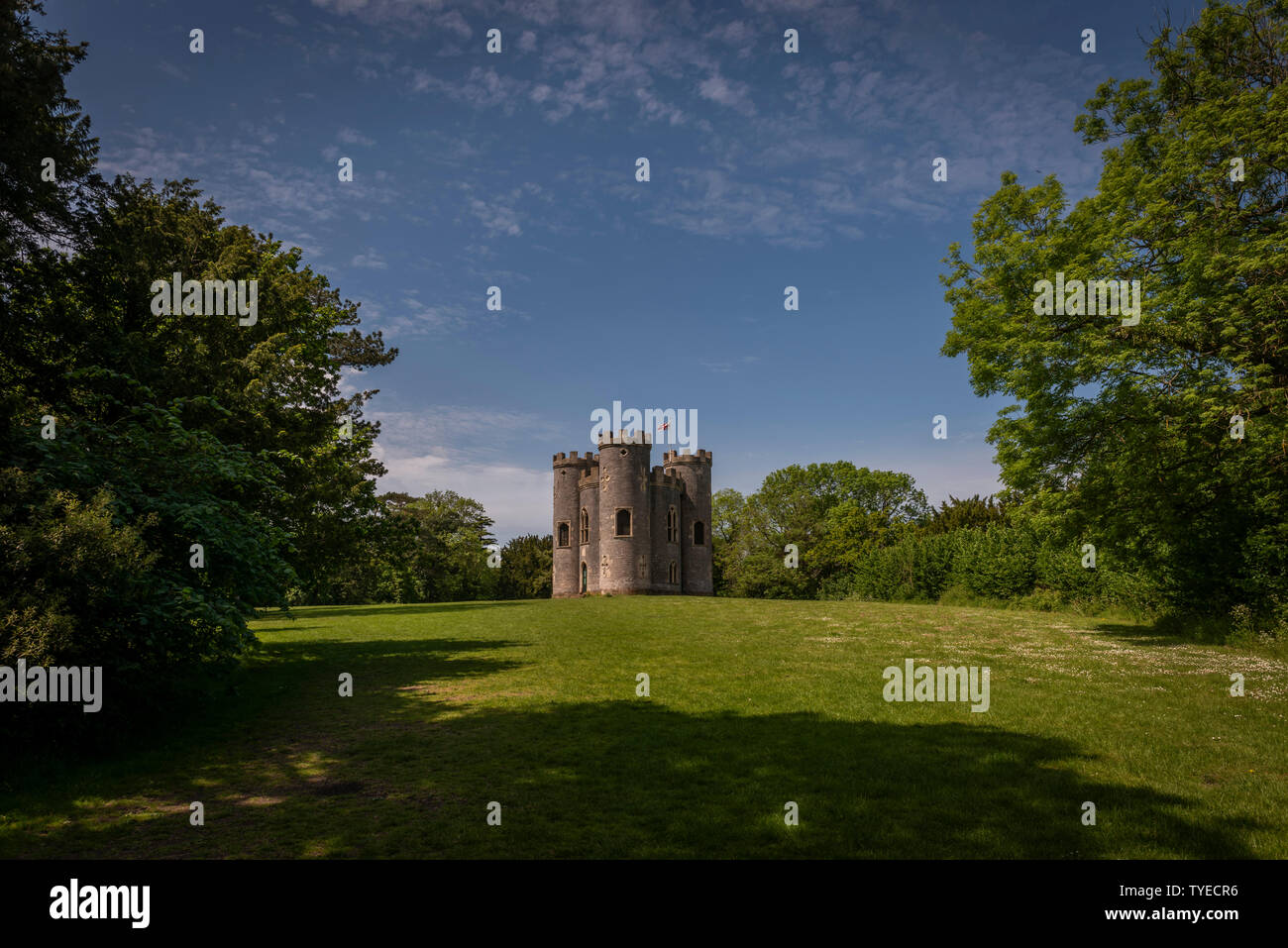 Le Château de la Folie sur le Blaise Blaise Castle estate à Henbury, Bristol, Royaume-Uni Banque D'Images