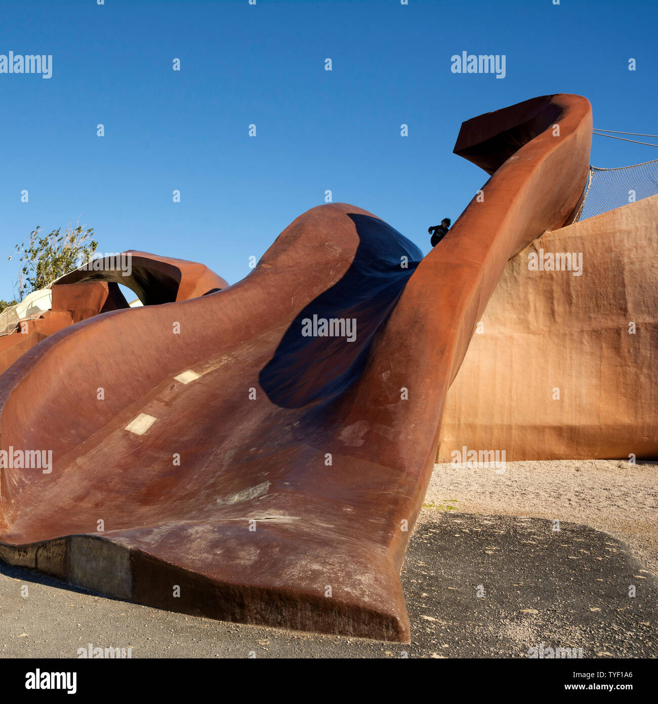 VALENCIA, Espagne- 7 novembre 2016. Le parc Gulliver dans les jardins du Turia, à l'attraction de touristes dans la ville de Valence, l'Europe. Banque D'Images