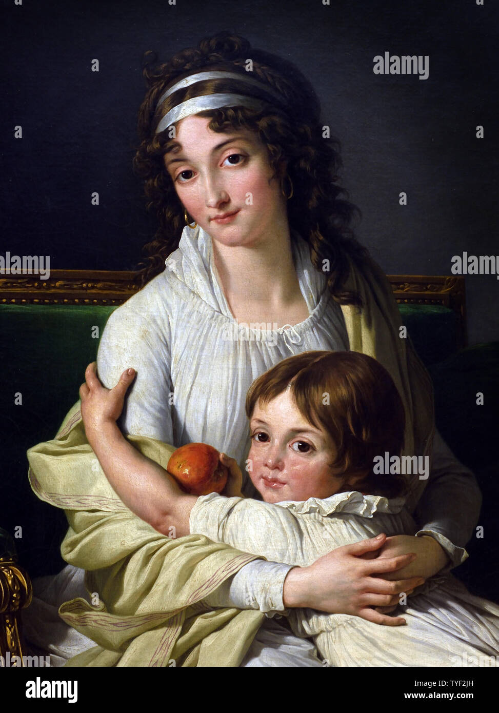Madame Boyer Fonfrede et son fils 1796 François André Vincent, Français, France 1746-1816 Banque D'Images
