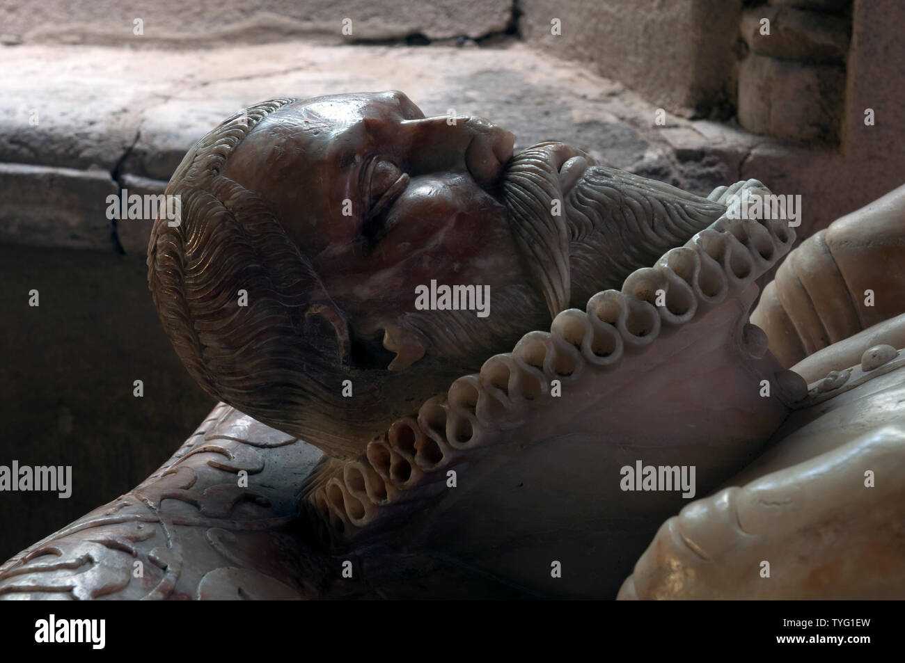 Edmund 2955 monument, église saint Denys, Stonton Wyville, Leicestershire, England, UK Banque D'Images