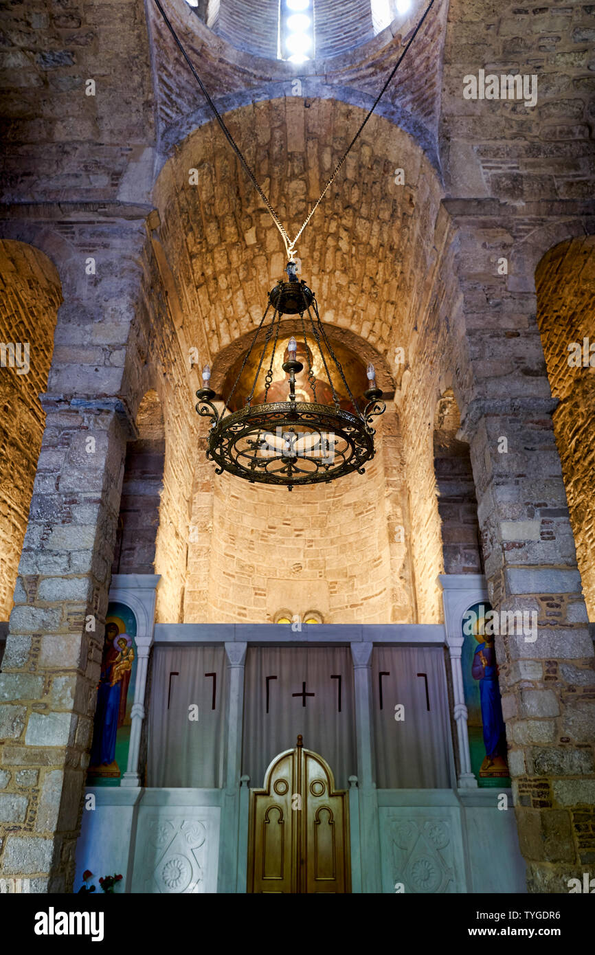 Athènes Grèce. Eglise orthodoxe de Saint Éleuthère Banque D'Images