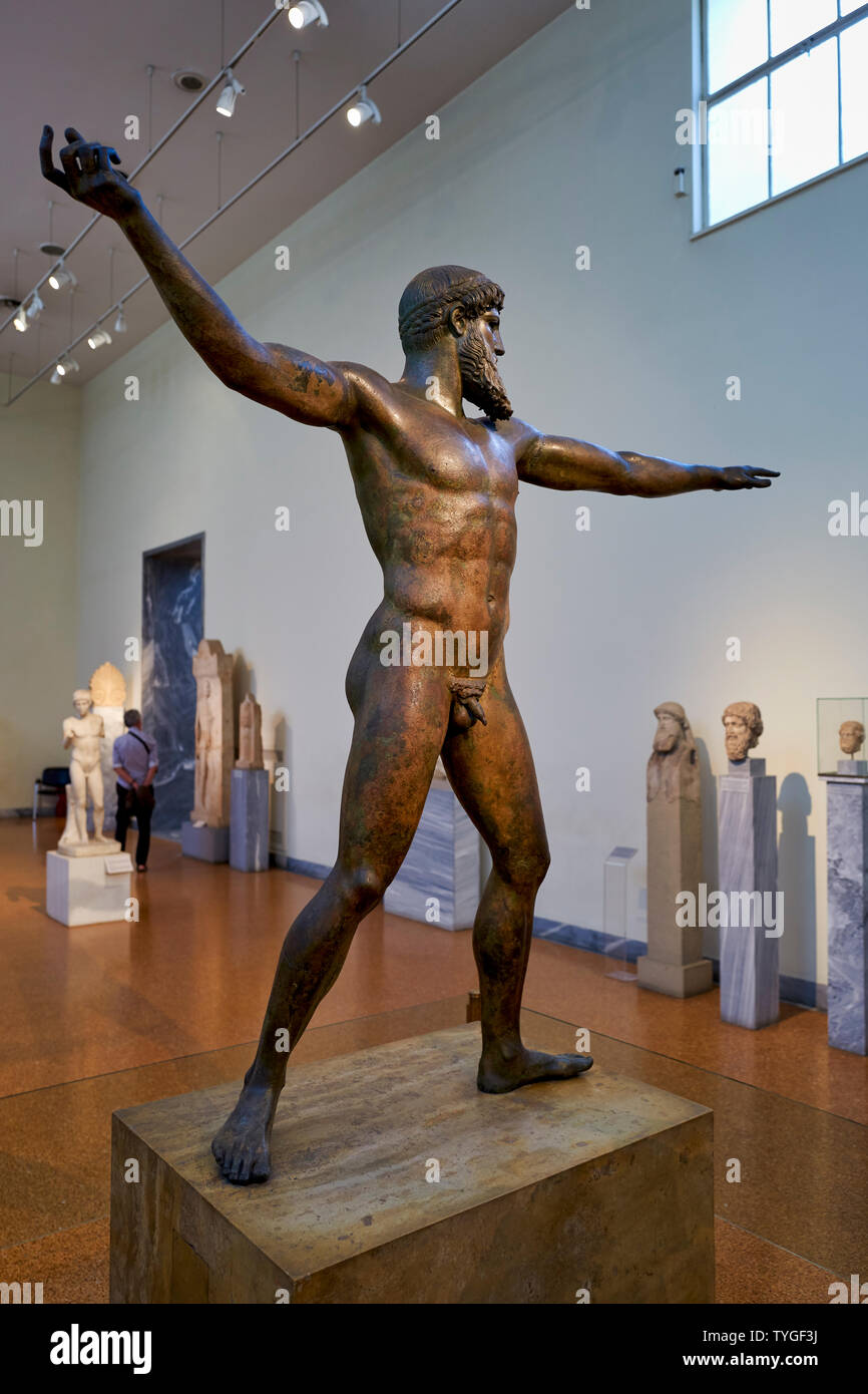 Athènes Grèce. Le Musée Archéologique National Banque D'Images