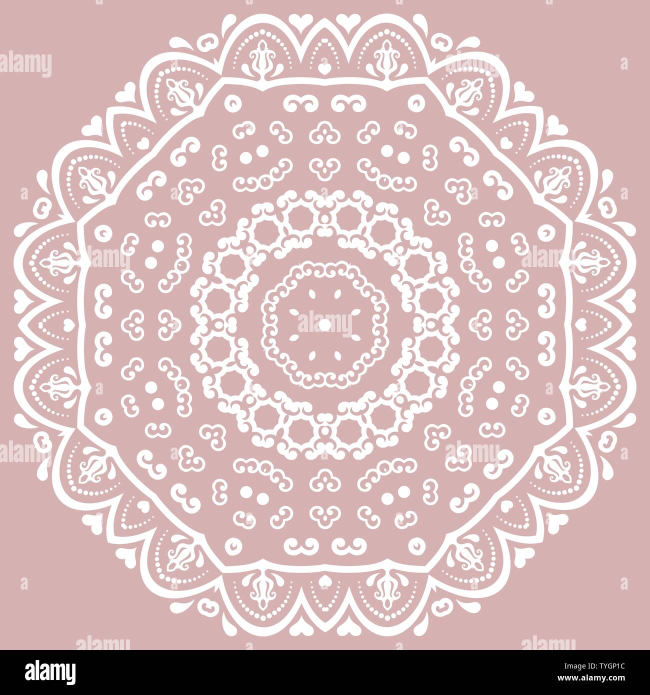 Résumé Motif Vecteur Oriental Illustration de Vecteur