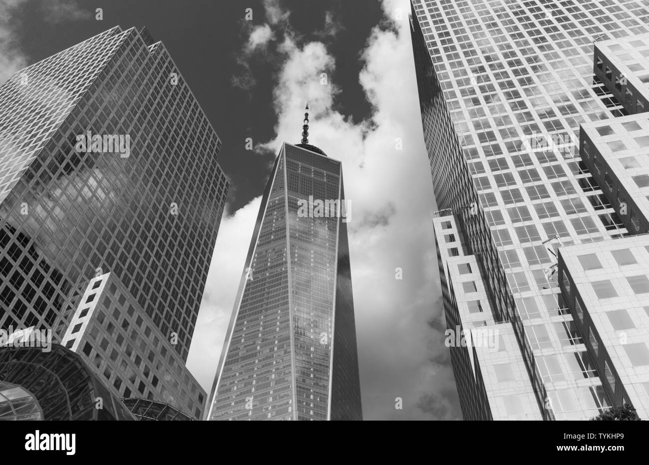 World Trade Centre et le World Financial Center Banque D'Images