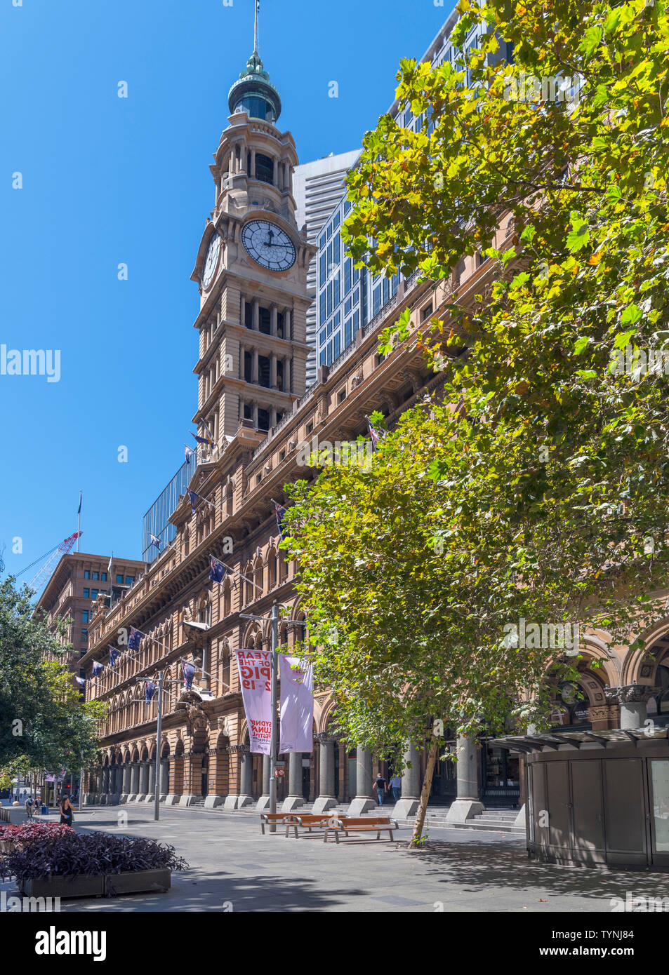 L'ancien bâtiment de GPO, maintenant l'Hôtel Westin, Martin Place, Sydney, New South Wales, Australia Banque D'Images