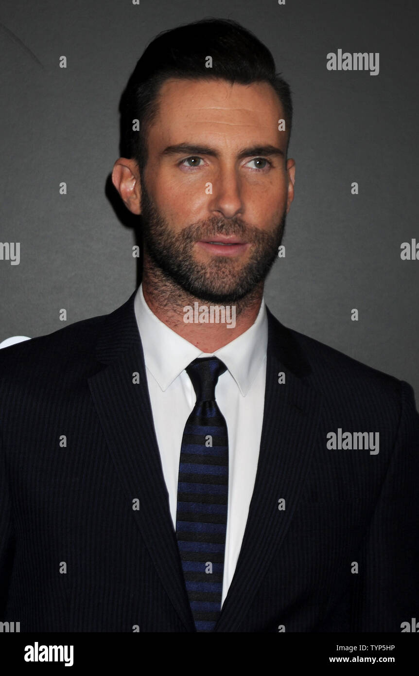 Adam Levine arrive sur le tapis rouge à la 'Begin Again' Première mondiale à la soirée de clôture 2014 Tribeca Film Festival Tribeca CCMB au CIP à New York le 26 avril 2014. UPI/Dennis Van Tine Banque D'Images