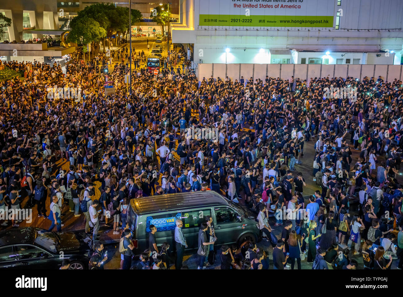 HONG KONG - le 26 juin 2019 : 26 juin Hong Kong Hong Kong libre G20 de protestation. Banque D'Images